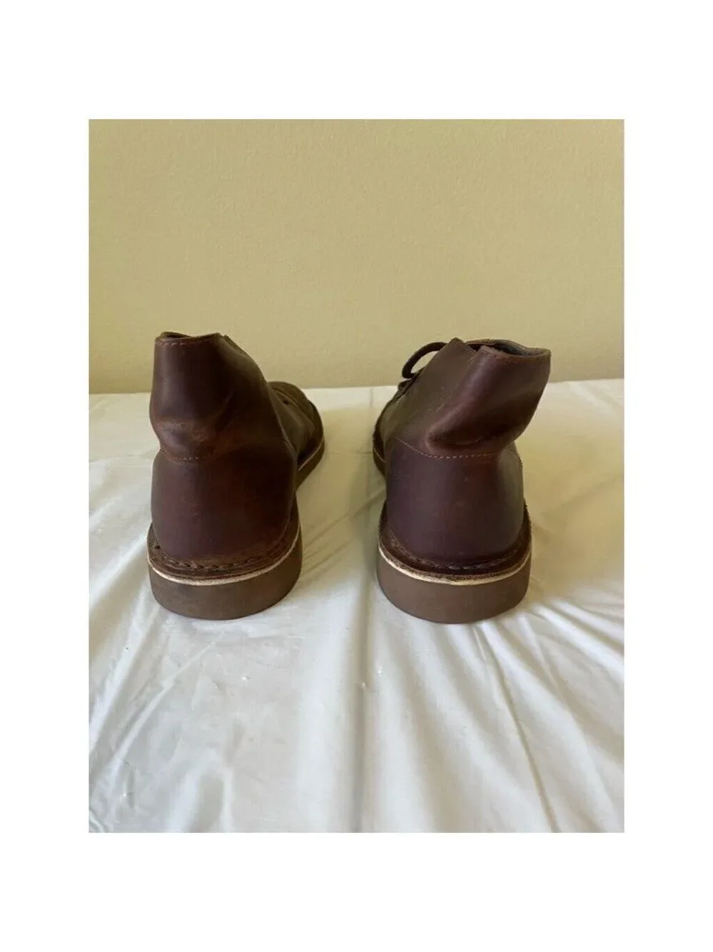 Clarks Men's Bushacre 2 Boot Chukka Desert brown leather 11.5